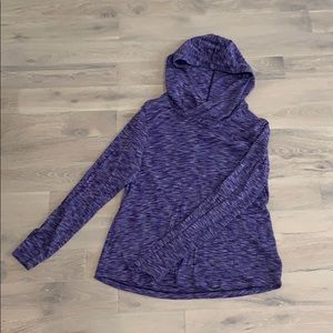 Columbia xl purple hooded long sleeve